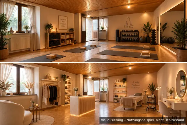 Visualisierung: Nutzungsbeispiel Yoga/Beauty